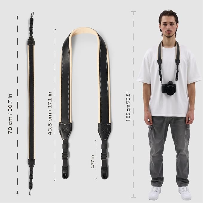 C Coiro Classic Leather Camera Strap - Image 6