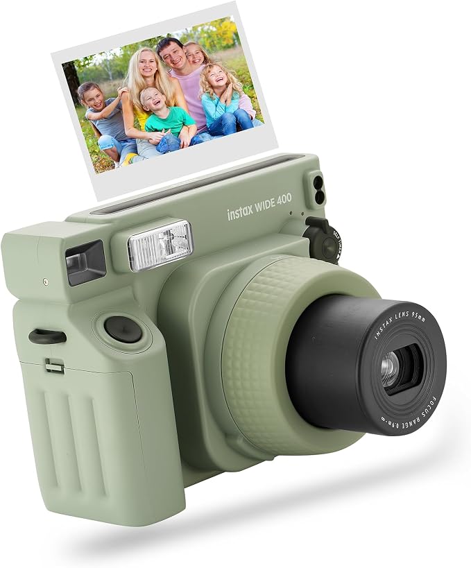 Fujifilm Instax Wide 400 Instant Camera + Camera Case + 4 AA Batteries + Photo - Image 2