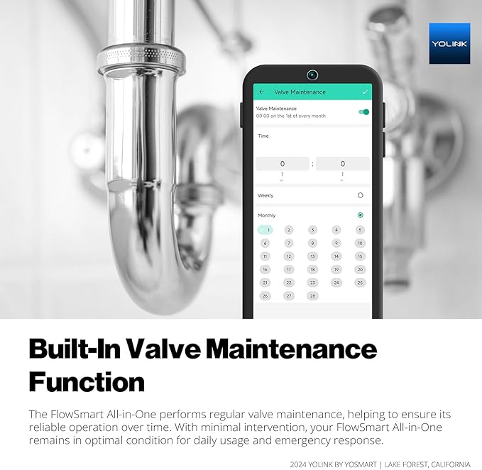 NSF Certified YoLink FlowSmart All-in-One Smart Water Meter & Auto Shutoff - Image 7