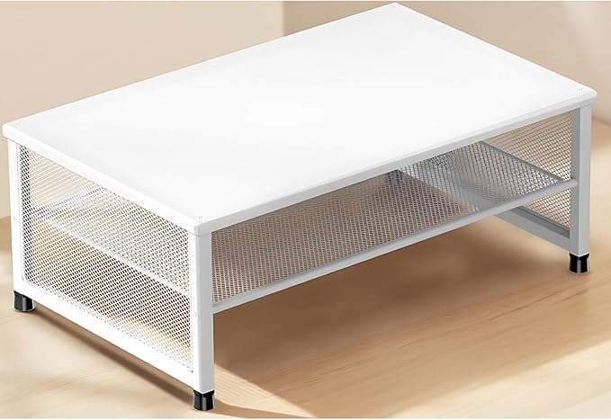 ECOLOVI 2-Tier Computer Monitor Stand Riser, Desk Organizer by ECOLOVI