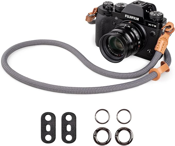 VOVMOEYA Nylon Braided Camera Rope Strap, Camera Neck Shoulder Strap by VOVMOEYA