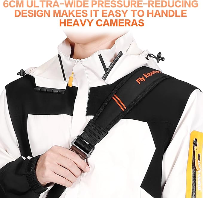Camera Strap for Photographers, Adjustable Nylon Shoulder Strap - Image 5
