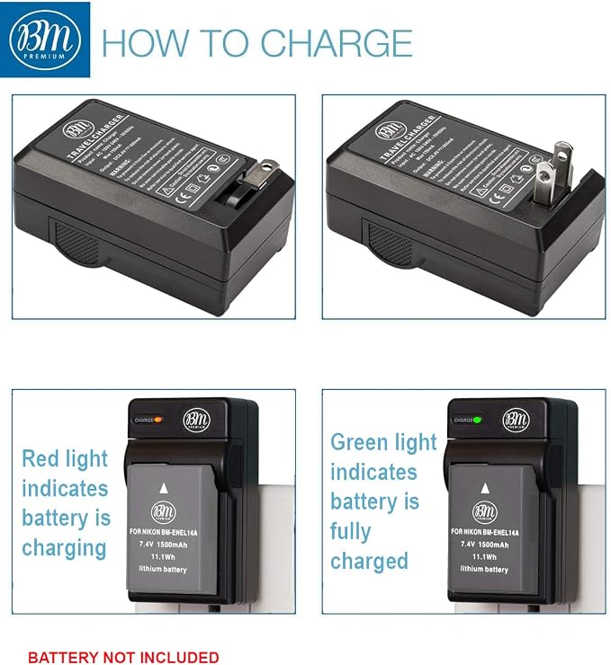 BM Premium EN-EL25 EN-EL25A Battery Charger - Image 3