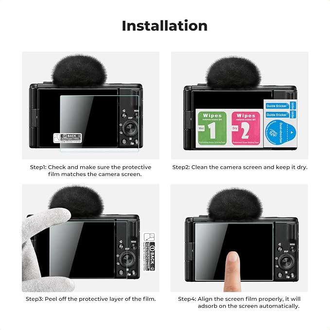 K&F CONCEPT 3pcs Screen Protector Compatible - Image 5