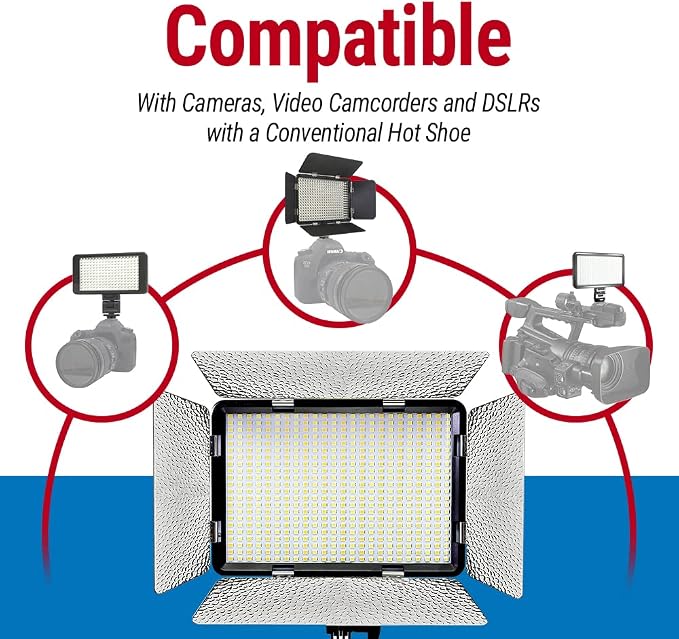 Vidpro LED-530 Photo and Video Light Kit - Image 6