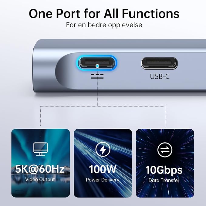 USB C Adapter HDMI Hub for MacBook Pro/Air M5 M4 M3 M2 M1 2025-2018 13" 15" 16" - Image 5