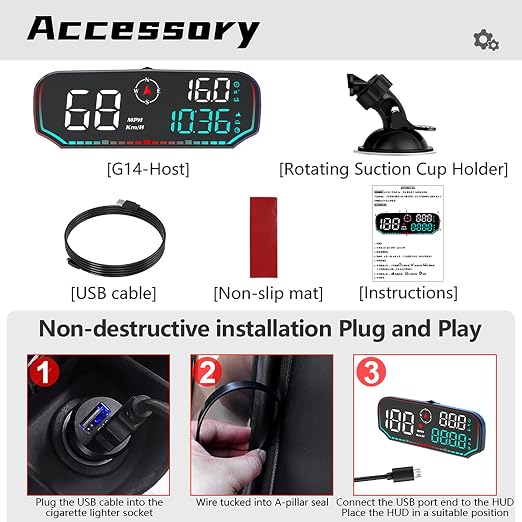 GPS Speedometer for Car, Heads Up Display - Image 9