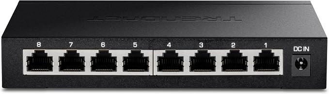TRENDnet 8-Port 2.5Gb Multi-Gigabit Unmanaged Gaming Switch, 8 x 2.5GBASE-T by TRENDnet