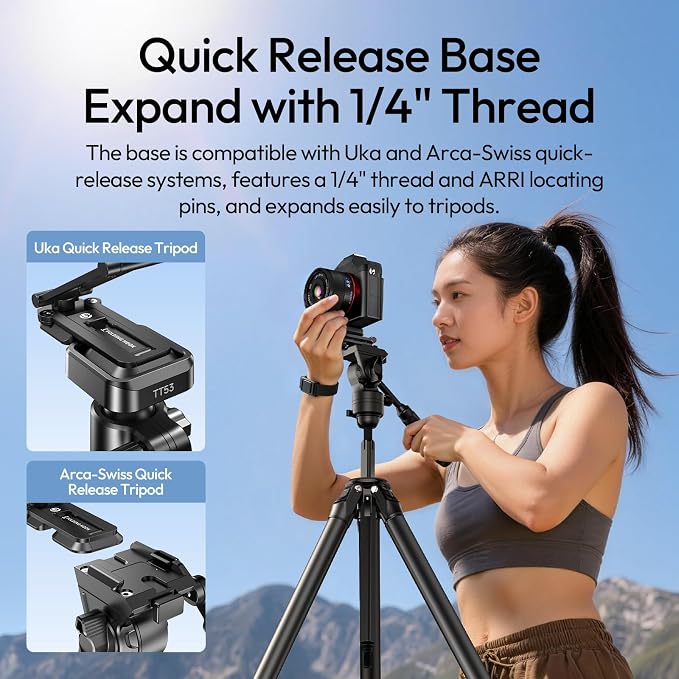 ULANZI C081 Mini Camera Tripod Stand, 4-in-1 Handheld Grip, Foldable Desktop - Image 6
