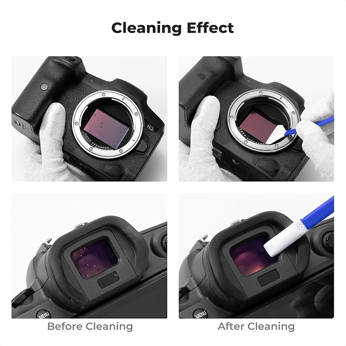 K&F Concept 2-1 24mm Full Frame Sensor Cleaning Swab & Viewfinder Cleaning Swab - Image 8
