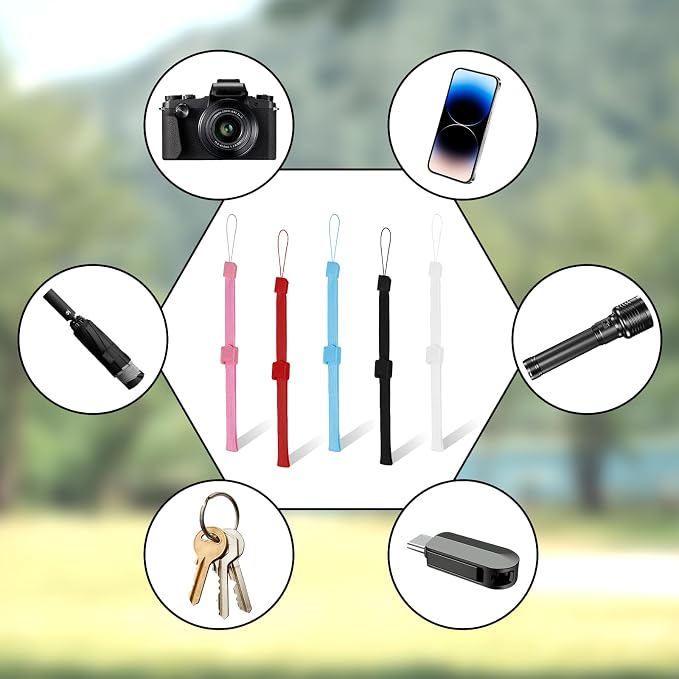 5 PCS Hand Wrist Strap, Adjustable Phone Lanyards - Image 7
