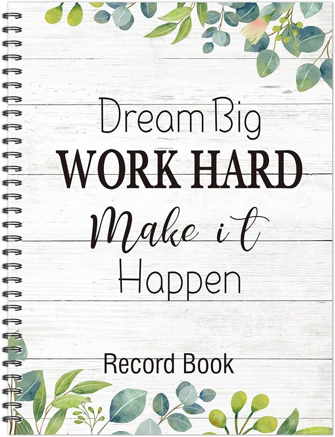 Faccito 8.3'' x 11'' Teacher Record Book 2025 Grade Book Undated Attendance by Faccito