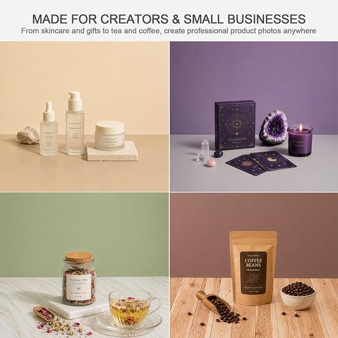 Photo Backdrop Small Product Photography: 12pcs/24color Tabletop Paper - Image 5