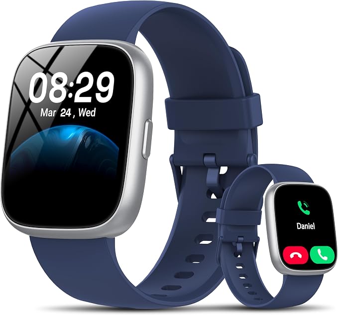 Smart Watch with Alexa Built-in, 1.83" HD Touchscreen Fitness Tracker with by Cillso
