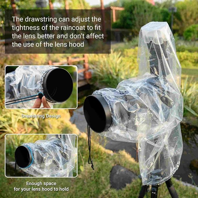 1+1 Camera Rain Cover Without/with Flash - Image 3