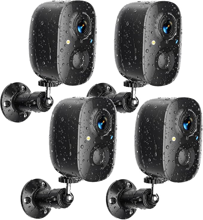 Security Cameras Wireless Outdoor 2K Solar Powered WiFi Cameras by Unknown