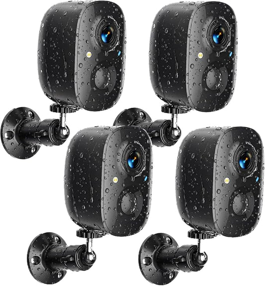 Security Cameras Wireless Outdoor 2K Solar Powered WiFi Cameras by Unknown