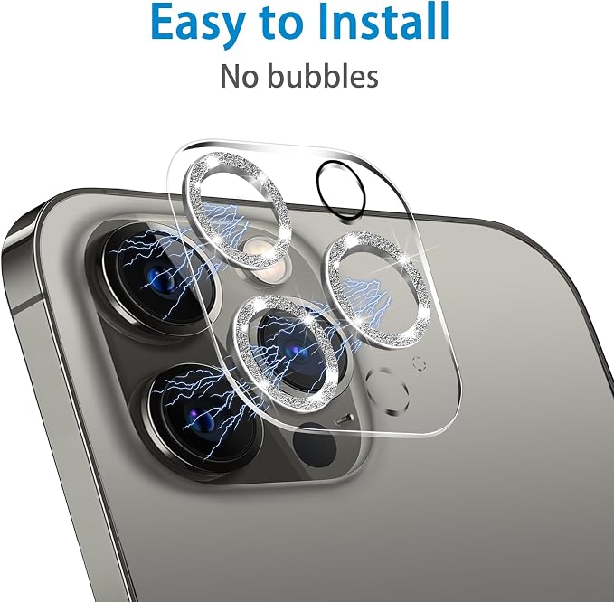Dengduoduo 3 Pack Tempered Glass Camera Lens Protector - Image 6