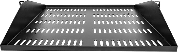 StarTech.com 2U Server Rack Shelf, Center Mounted Universal Vented Rackmount - Image 5