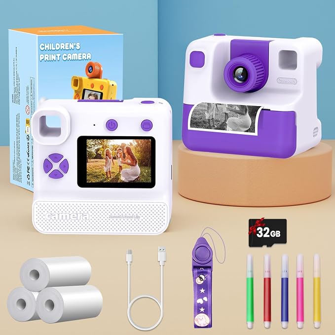 Kids Camera Instant Print, Christmas Birthday Gifts - Image 7