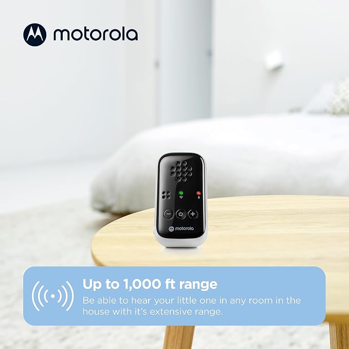 Motorola Nursery Baby Monitor, 1000ft Range PIP10 Audio Only, No WiFi Needed - Image 5