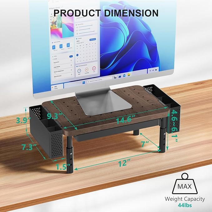 WALI Plastic Computer Monitor Stand - Image 2