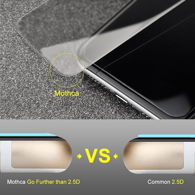 Mothca 2 Pack Matte Glass Screen Protector - Image 6