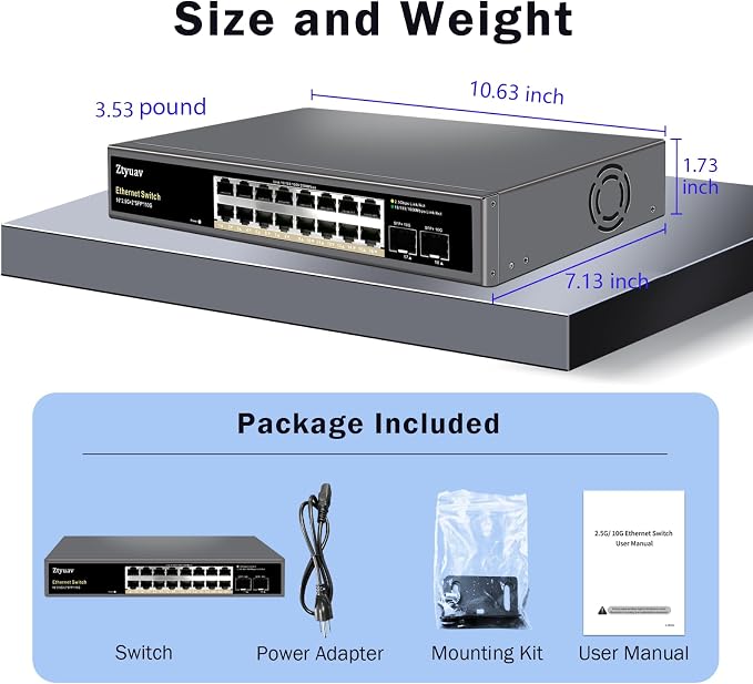 16 Port Unmanaged 2.5G Ethernet Switch - Image 6
