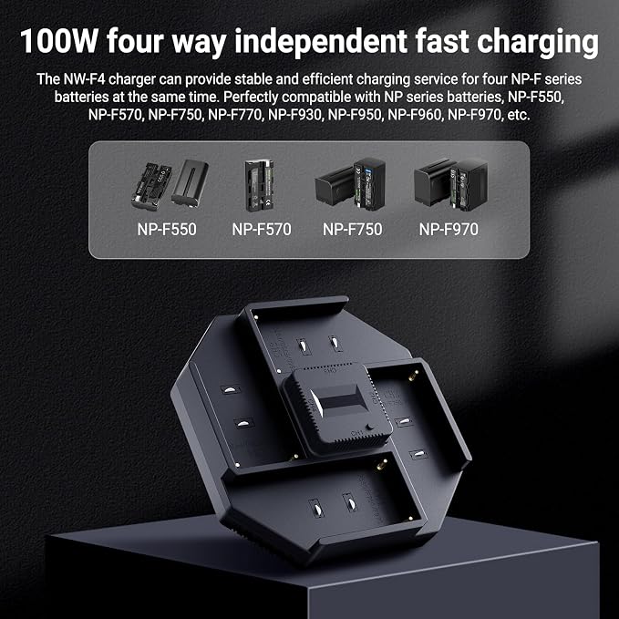 NEEWER 4 Channel NPF Battery Charger - Image 4