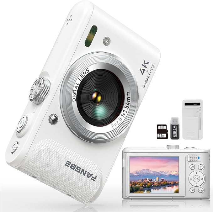 Fansbe Smart Digital Camera, 4K Vlogging Camera by FansbeSmart