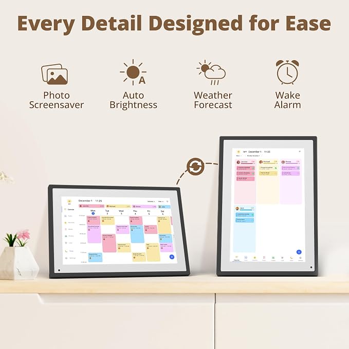 Digital Calendar 10 Inch Touch Screen, Electronic Calendar and Chore Chart - Image 7