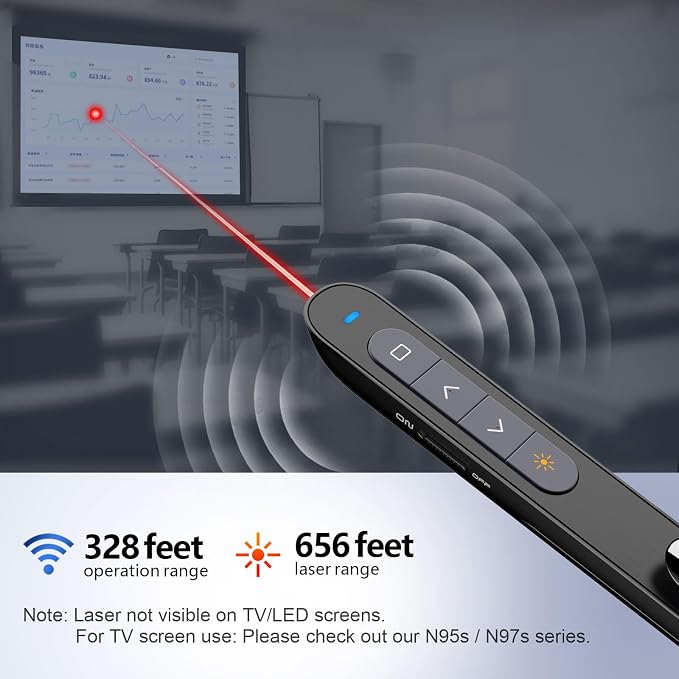 Norwii N76 Rechargeable Presentation clicker - Image 3
