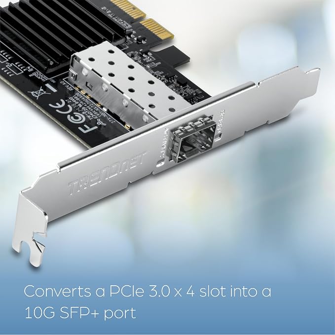 TRENDnet 10 Gigabit PCIe SFP+ Network Adapter, TEG-10GECSFP, Convert A PCIe - Image 6