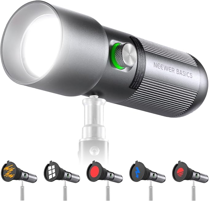 NEEWER Basics RGB Photography Flashlight, 4 Colors/20 GOBO by Neewer