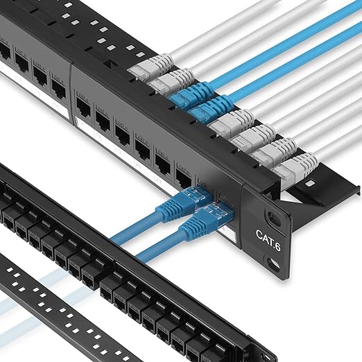 Rapink Patch Panel 24 Port Cat6 by Rapink