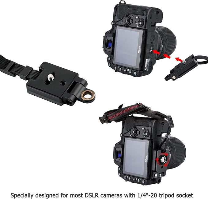 JJC L Size Mirrorless DSLP Camera Hand Strap Grip - Image 2