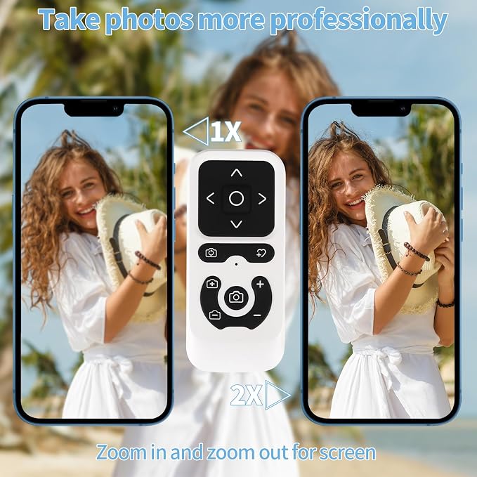 Wireless Camera Remote Control for iPhone, Control Phone Camera Shutter and Zoom - Image 2