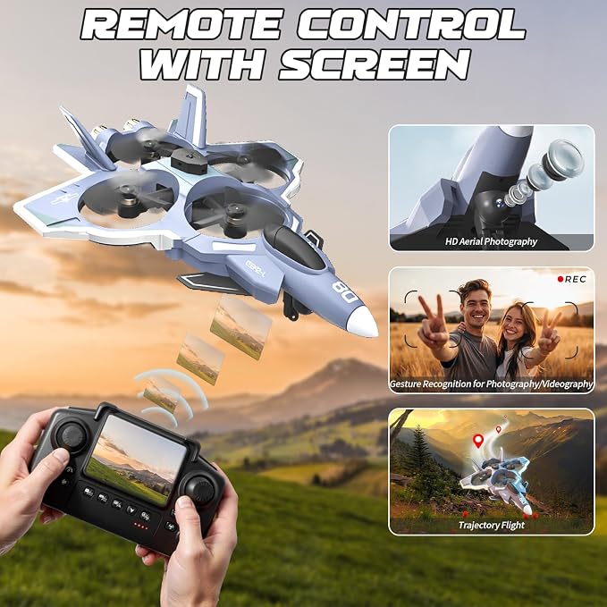 Snugzy RC Plane with Camera Brushless Remote Control with Screen 360° Flip - Image 3