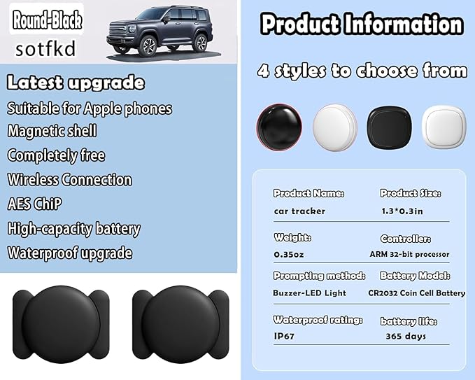 2 Pack GPS Tracker for Vehicles, Tracker Device for Vehicles, Tracking Devices - Image 6