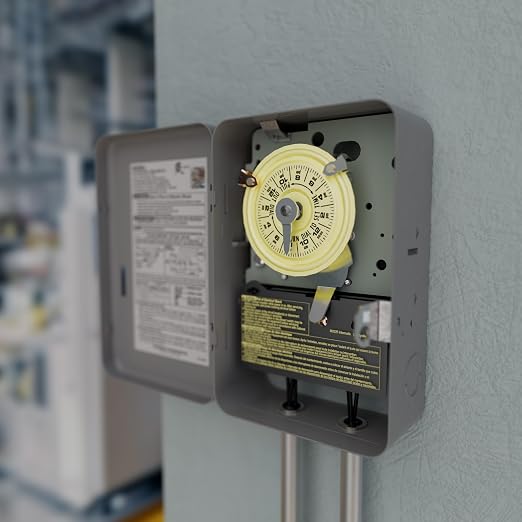 Intermatic T103 24-Hour Mechanical Timer Switch - 120V DPST - Image 3