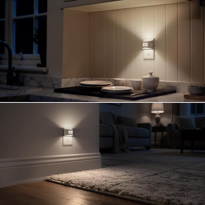 DORESshop LED Night Light, Night Lights Plug into Wall, 3 Mode Plug in Night - Image 6