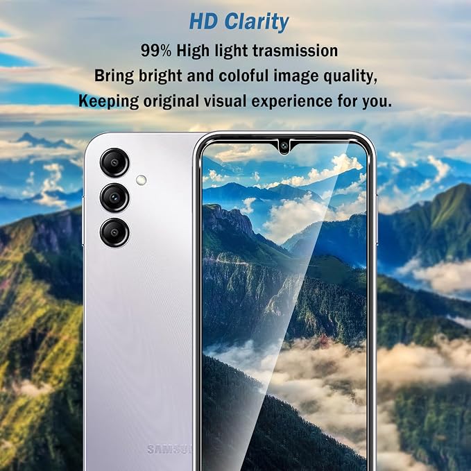 2 Pack Compatible with Samsung Galaxy A15 5G/4G Screen Protector, Full Coverage - Image 7