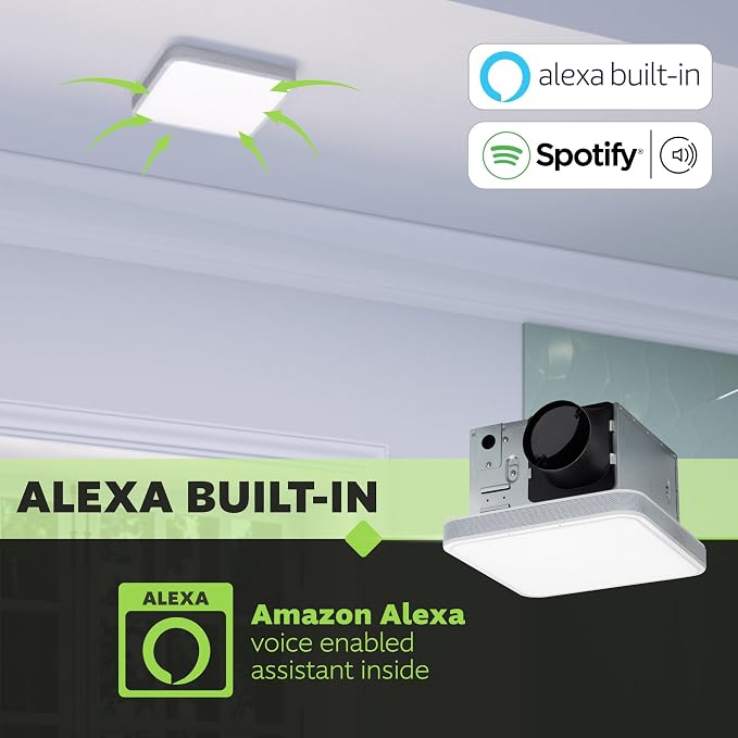 Homewerks 7148-01-AX Smart Bathroom Fan - Image 3