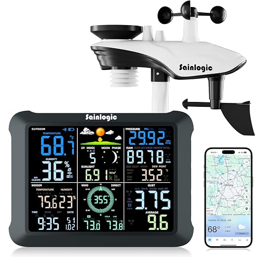 Sainlogic 14-in-1 WiFi Smart Weather Station by Sainlogic