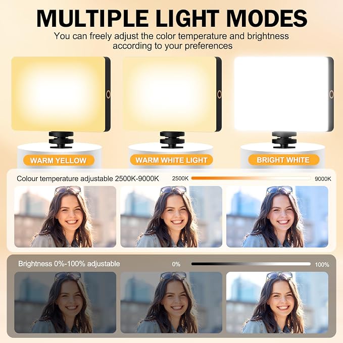 120 LED Selfie Light for iPhone, Portable Phone Light - 5000mAh Rechargeable - Image 3
