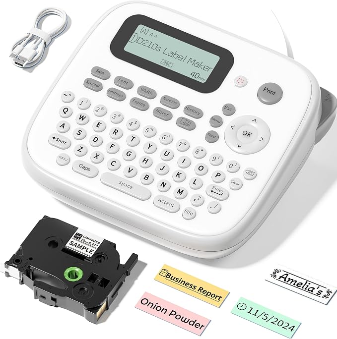 Label Maker Waterproof Labels, Labeler Machine by HOME