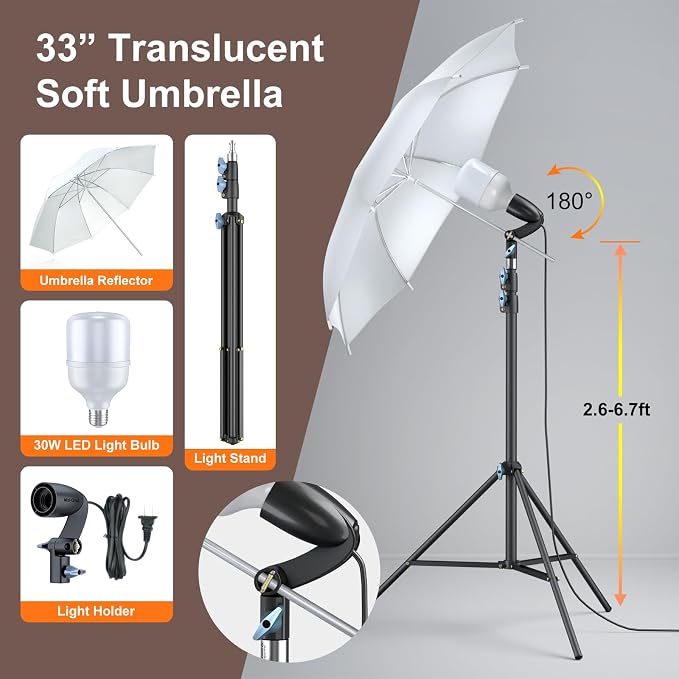 LINCO Lincostore Photo Video Studio Light Kit AM169 - Image 6