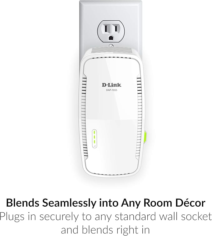 D-Link DAP-1955-US, WiFi Range Extender Mesh Gigabit AC1900 Dual Band Plug In - Image 4