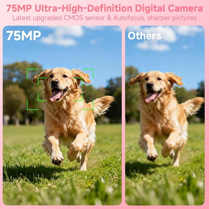 5K Digital Camera for Photography, UHD 75MP WiFi Vlogging Camera for YouTube - Image 3