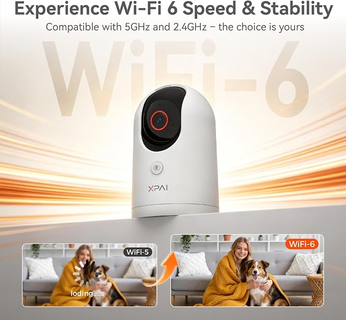 4K UHD Indoor Camera, 64G Built-in Storage No Subscription, Pet Camera Indoor - Image 8